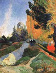 Paul Gauguin The Alysamps France oil painting art